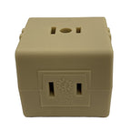 Projex - FA-702A/11PRJ - Polarized 3 outlets Cube Adapter 1 pk