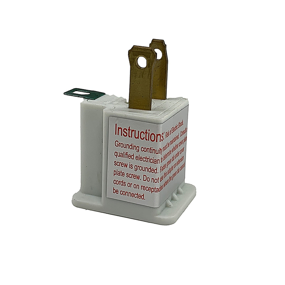 Projex - 312A/09PRJ - Grounded 1 outlets Grounding Adapter 1 pk
