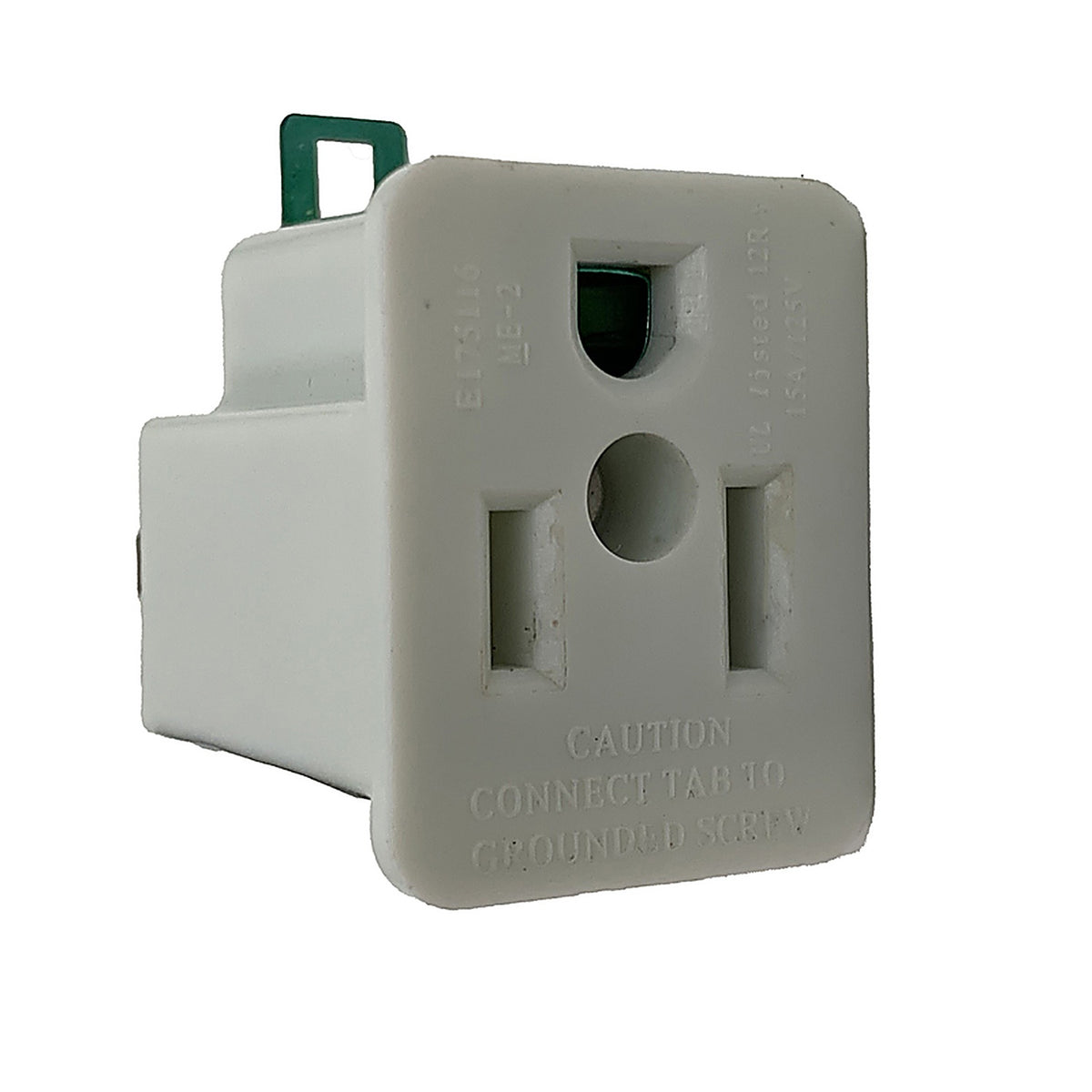 Projex - 312A/09PRJ - Grounded 1 outlets Grounding Adapter 1 pk