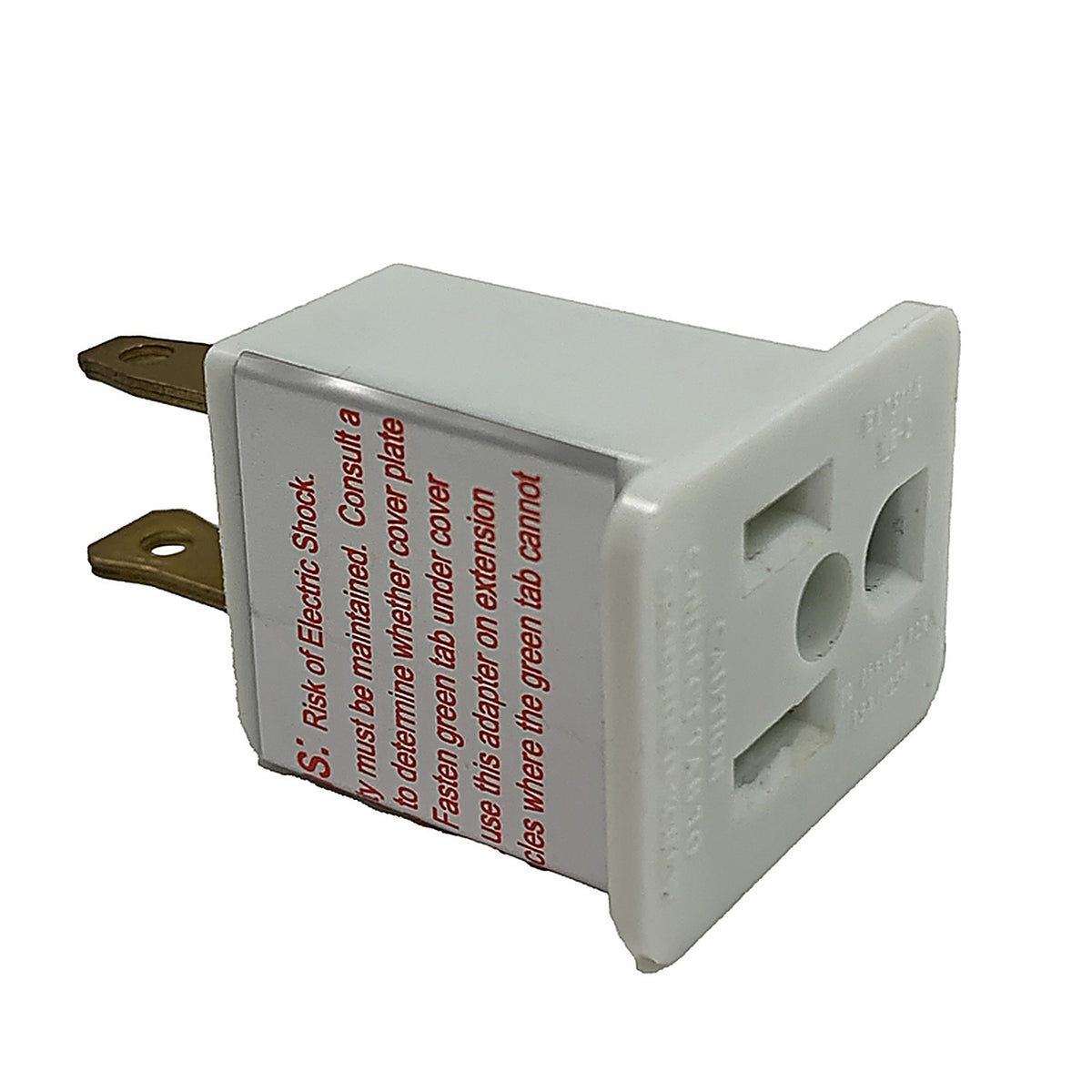 Projex - 312A/09PRJ - Grounded 1 outlets Grounding Adapter 1 pk