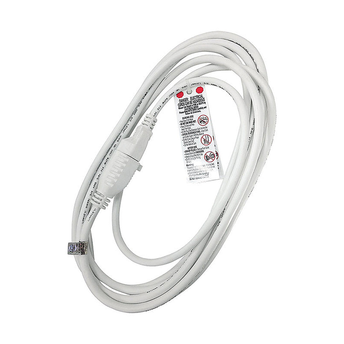 Projex - OU-SJT163-WHP - Outdoor 15 ft. L White Extension Cord 16/3