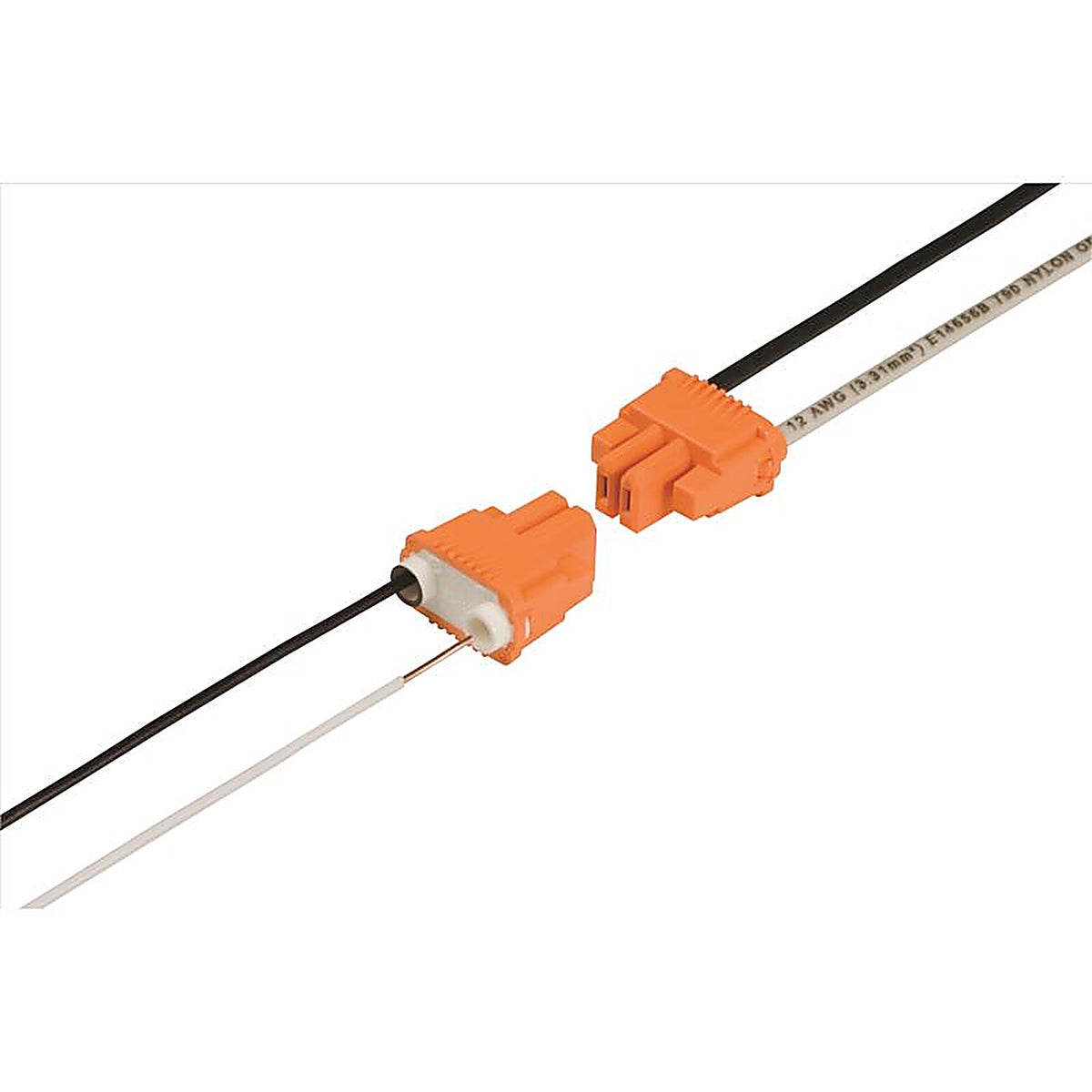 Ideal - 30-1302S - PowerPlug Insulated Wire Terminal Disconnect Orange 5 pk