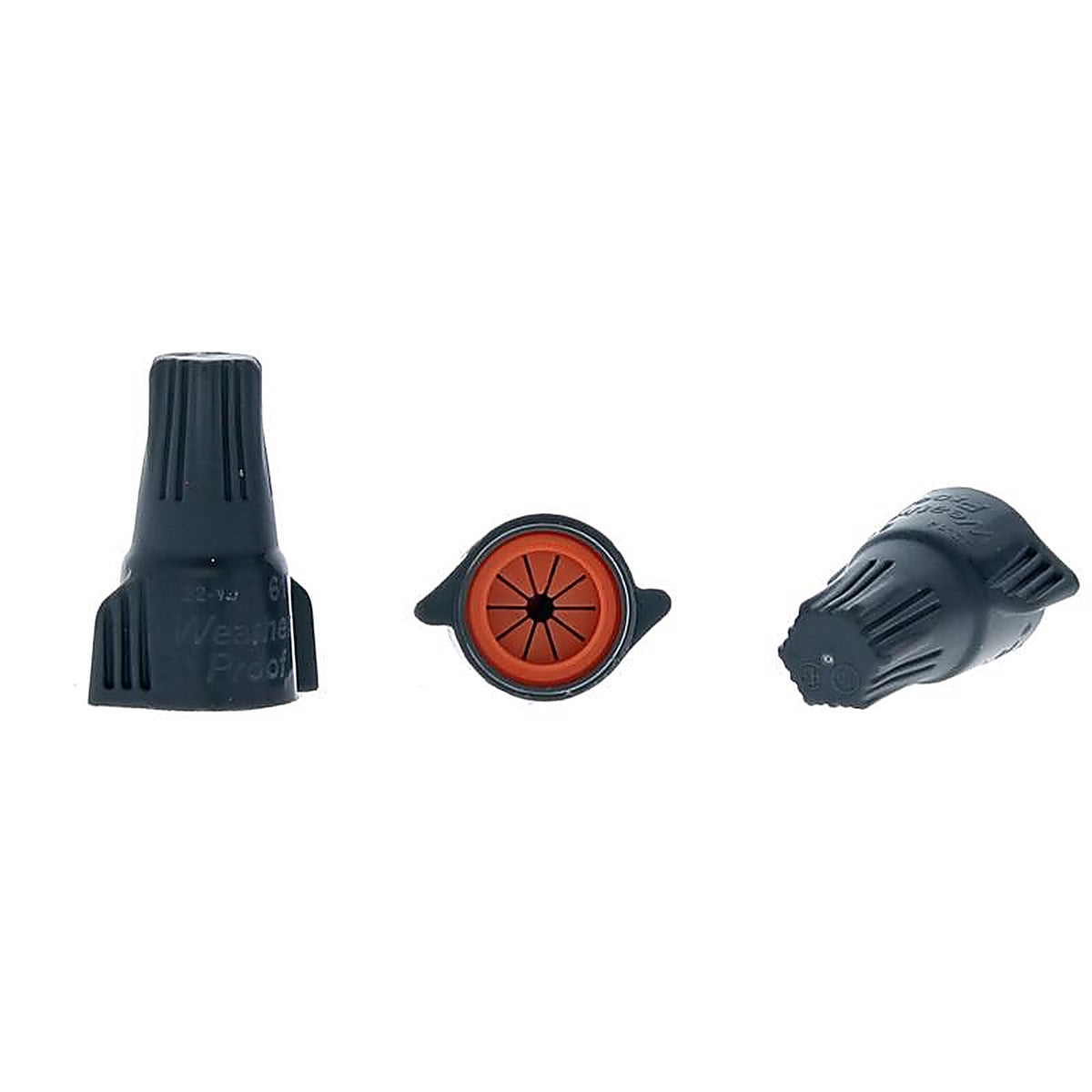 Ideal - 30-6162 - WeatherProof Insulated Wire Wire Connector Gray 10 pk