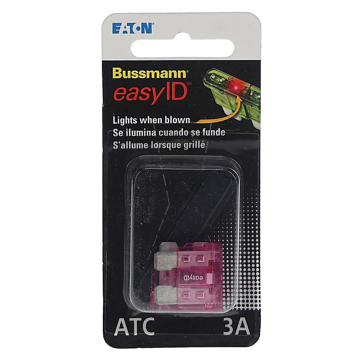 Bussmann - BP/ATC-3ID - EasyID 3 amps Illuminating Fuse 2 pk