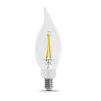Feit Electric - BPCFC25927CAFL2 - CA10 E12 (Candelabra) LED Bulb Soft White 25 W 2 pk