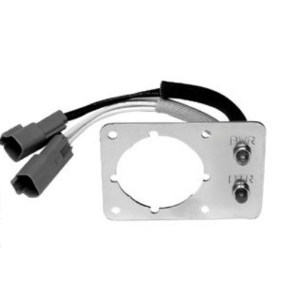 ZeroStart - 3600134 - Dual Indicator Light Plate - Thunder Gray
