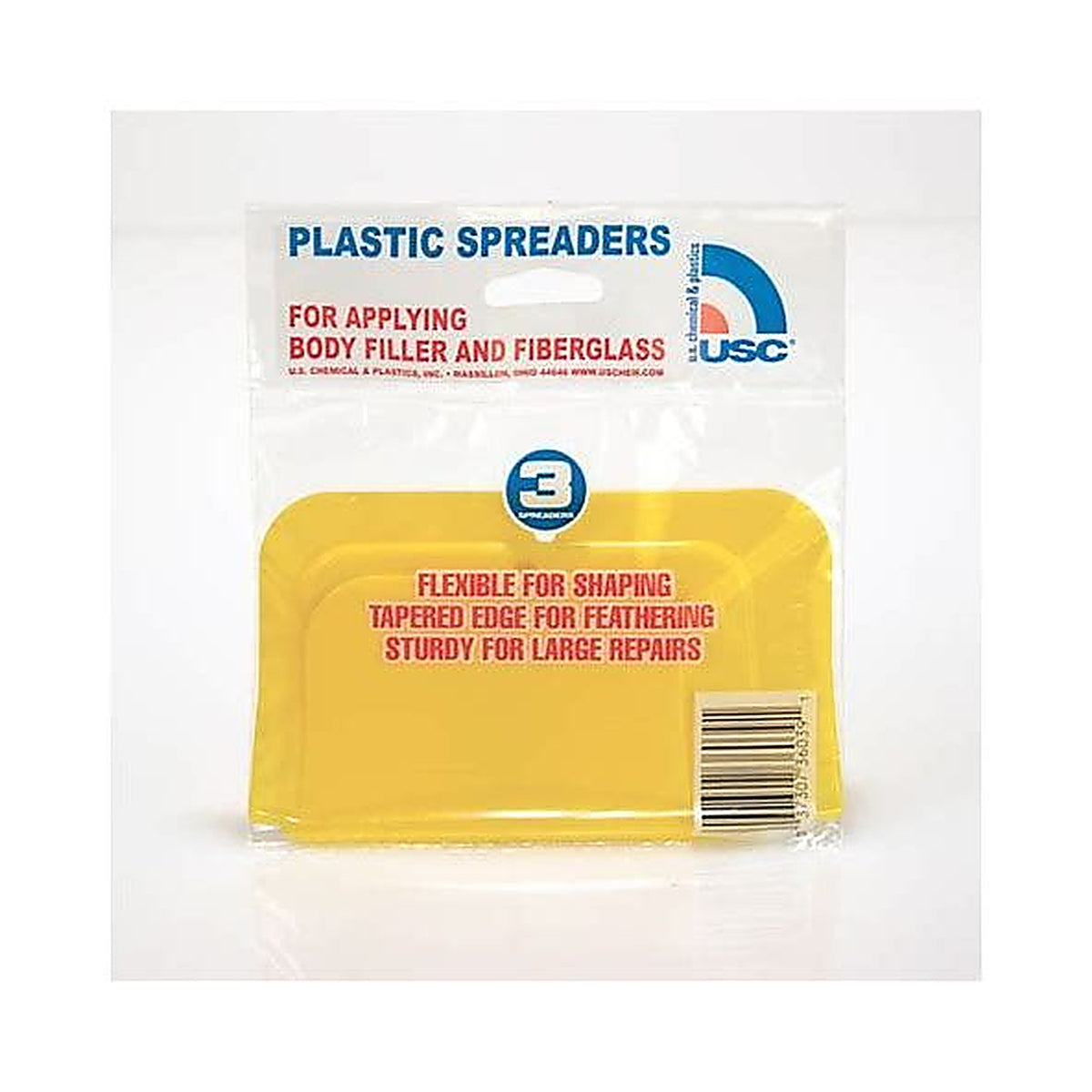 US Chemical - 36044 - Usc Heavy Duty Flexible Spreader, 4 Inch, Plastic, Yellow