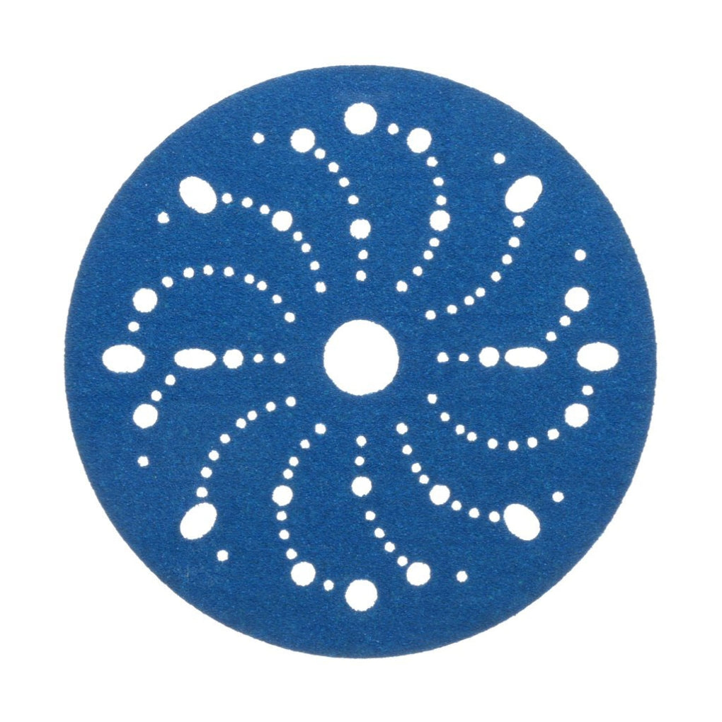 3M - 36172 - Hookit Blue Abrasive Disc Multi-Hole 6 in, 80, 50/box - UU004899736
