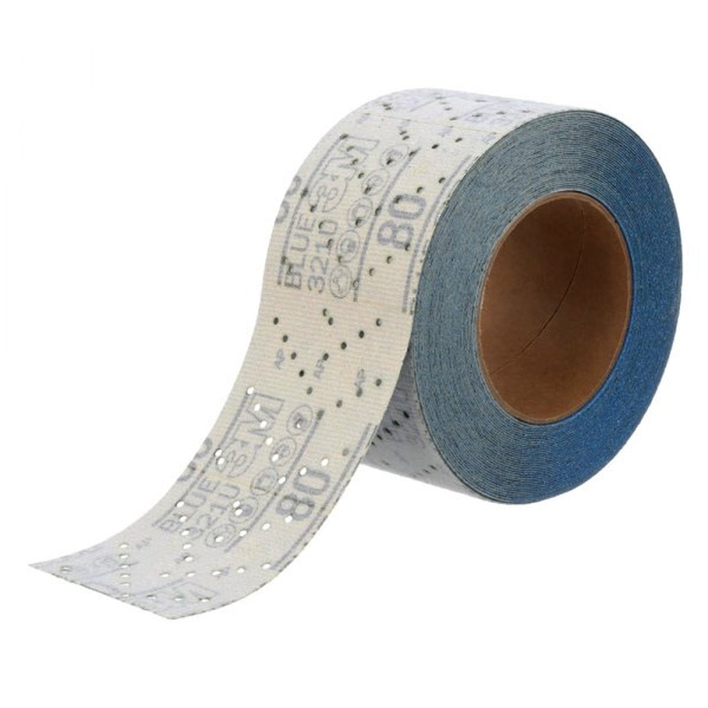 3M - 36187 - Hookit Blue Abrasive Sheet Roll Multi-Hole 2.75 in x 13 y, 80 - UU004899850