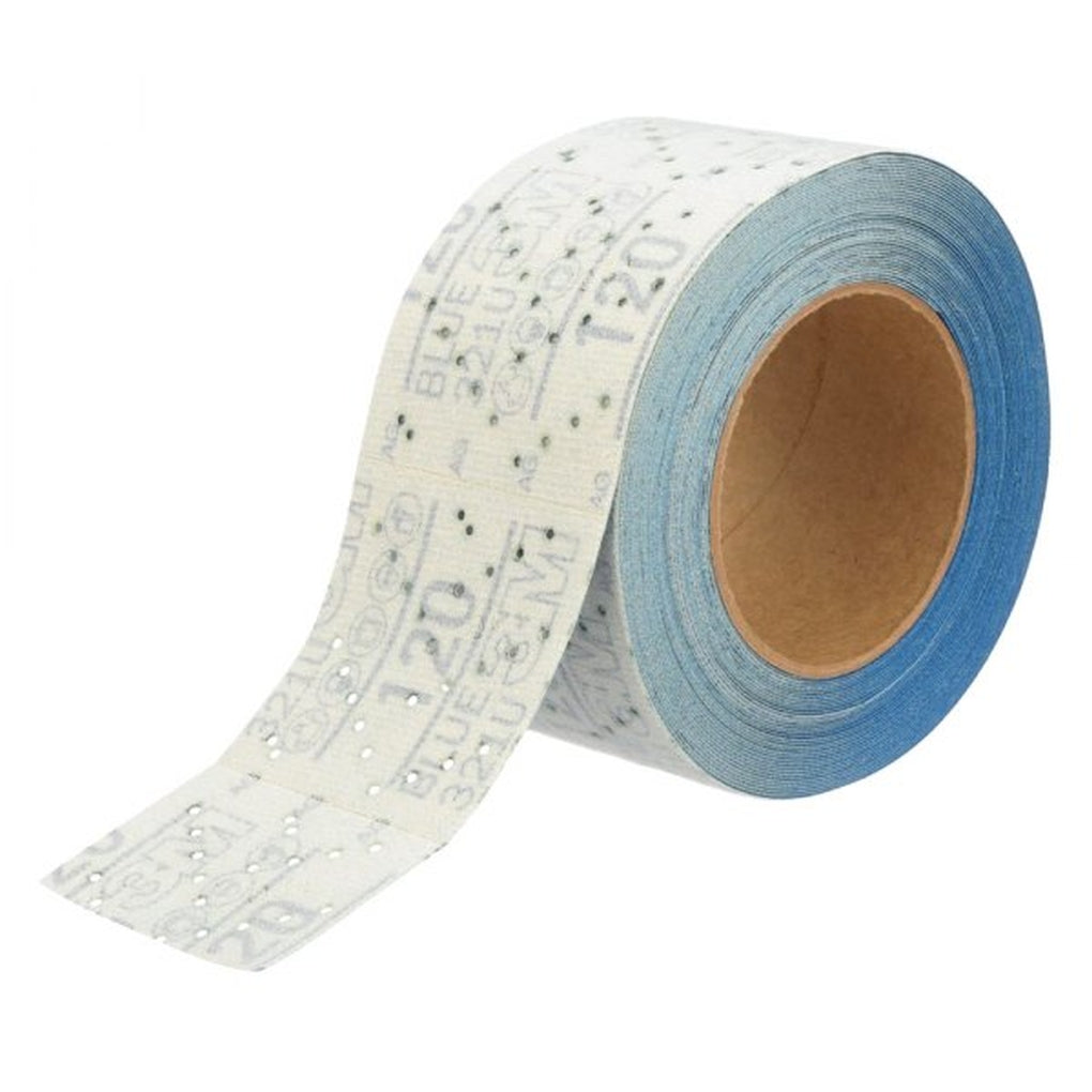 3M - 36189 - Hookit Blue Abrasive Sheet Roll Multi-hole, 2.75 in x 13 y, 120G - 7100091038