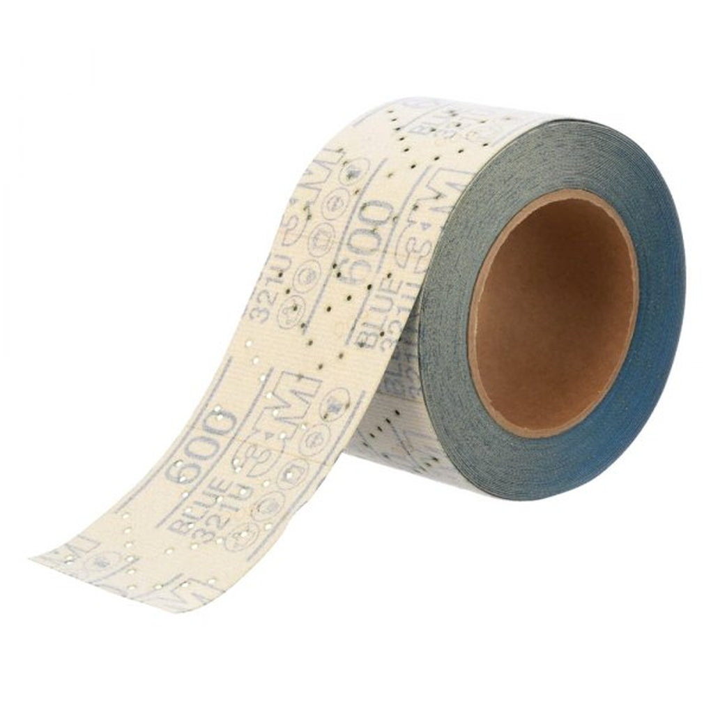 3M - 36198 - Hookit Blue Abrasive Sheet Roll Multi-Hole 2.75 in x 13 y, 600 - UU004900153