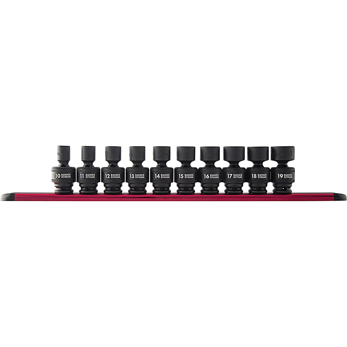 Sunex Tools - 3657 - 10 Piece 3/8 Inch Drive Metric Universal Impact Socket Set