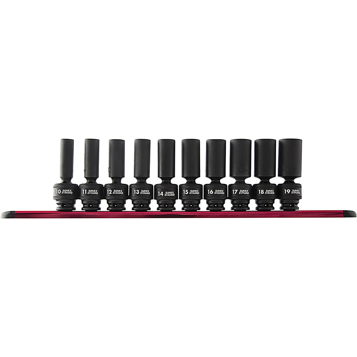 Sunex Tools - 3660 - 10 Piece 3/8 Inch Drive Metric Universal Deep Impact Socket Set