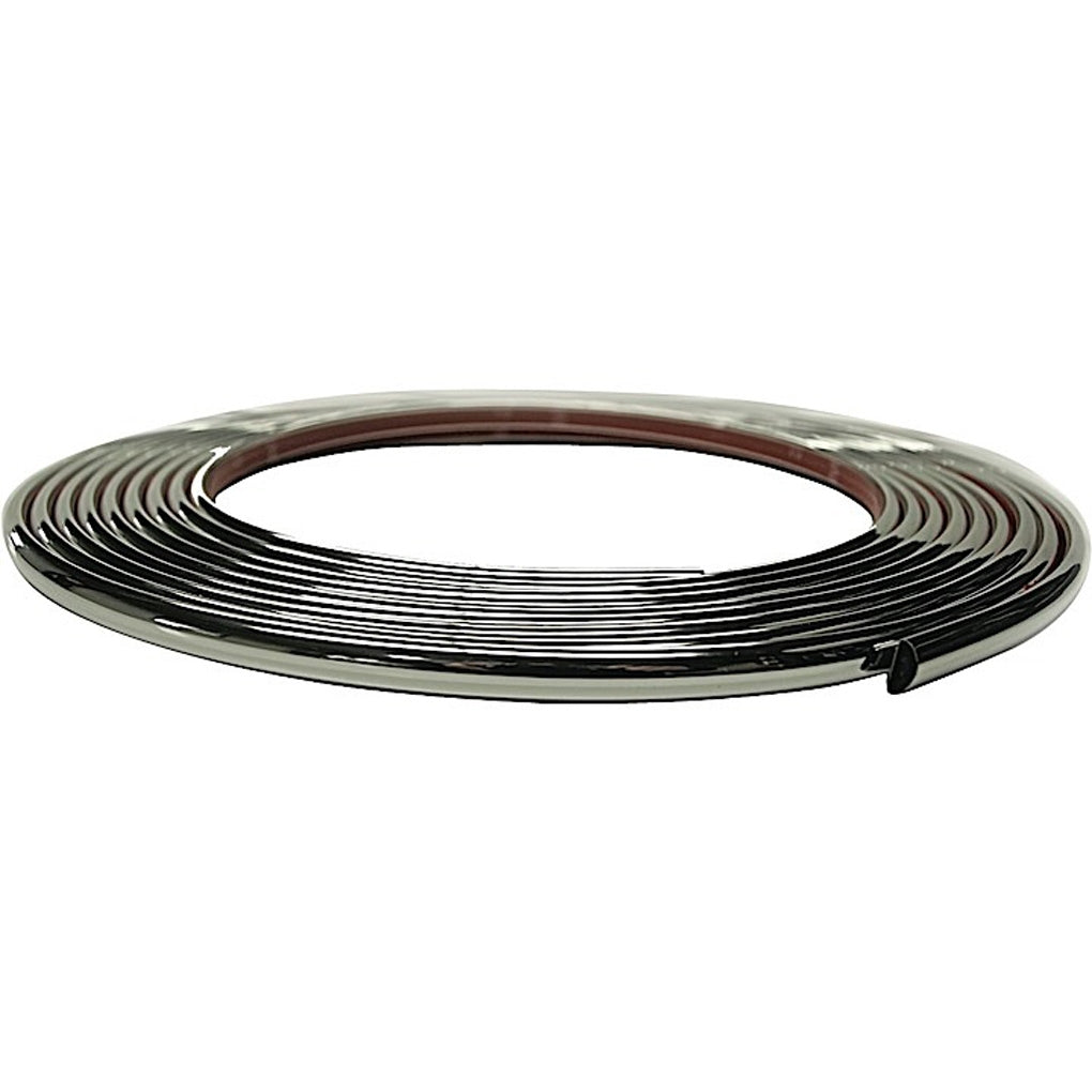 Cowles Protekto Trim - 37-630 - 3/8in Half Round - 20ft Kit - Chrome Molding