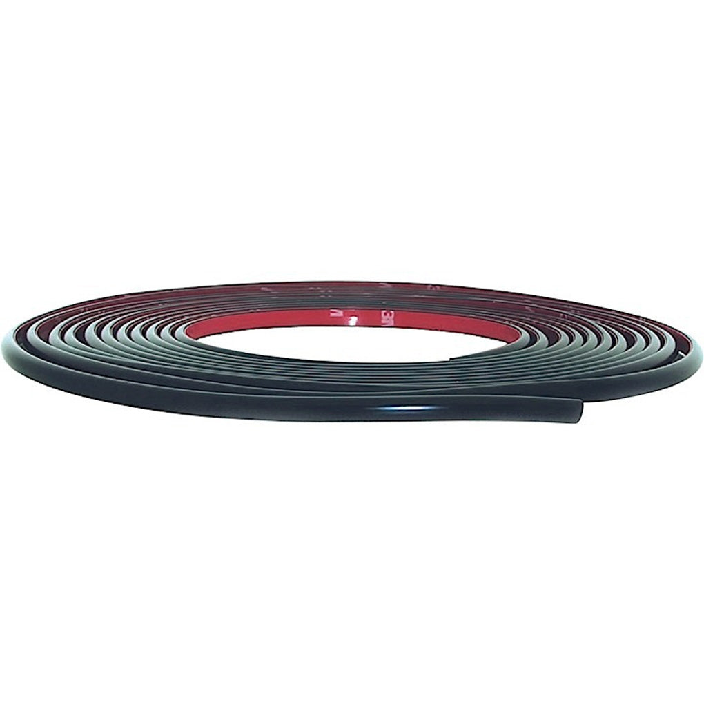 Cowles Protekto Trim - 37-631 - 3/8in Half Round - 20ft Kit - Black Molding