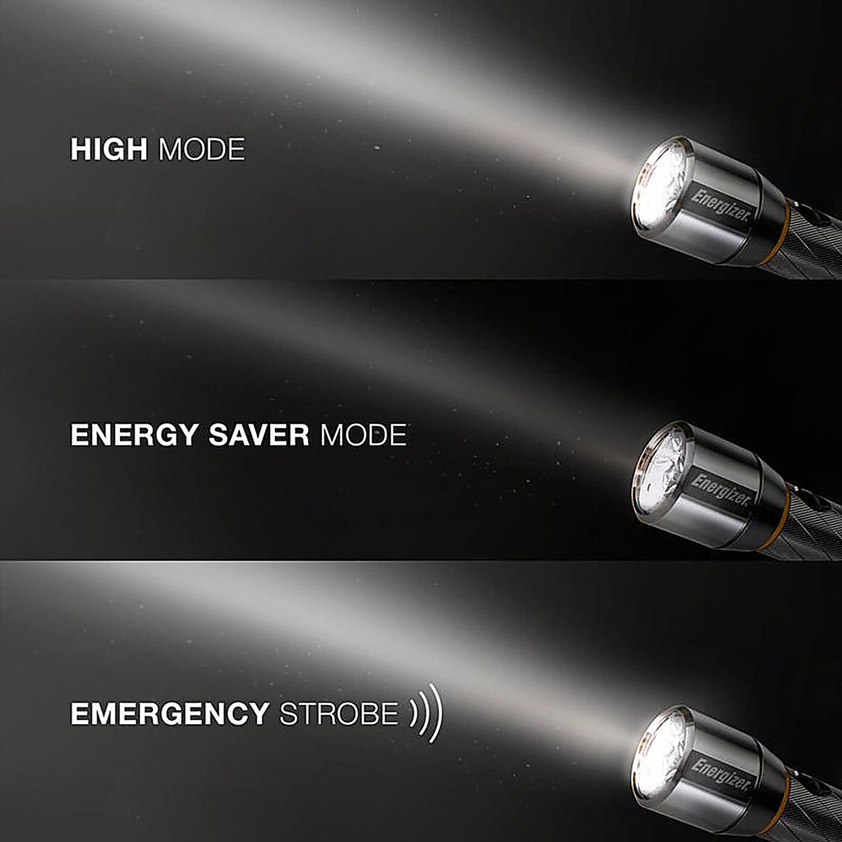 Energizer - EPMZH61E - 1300 lumens Gray LED Flashlight AA Battery
