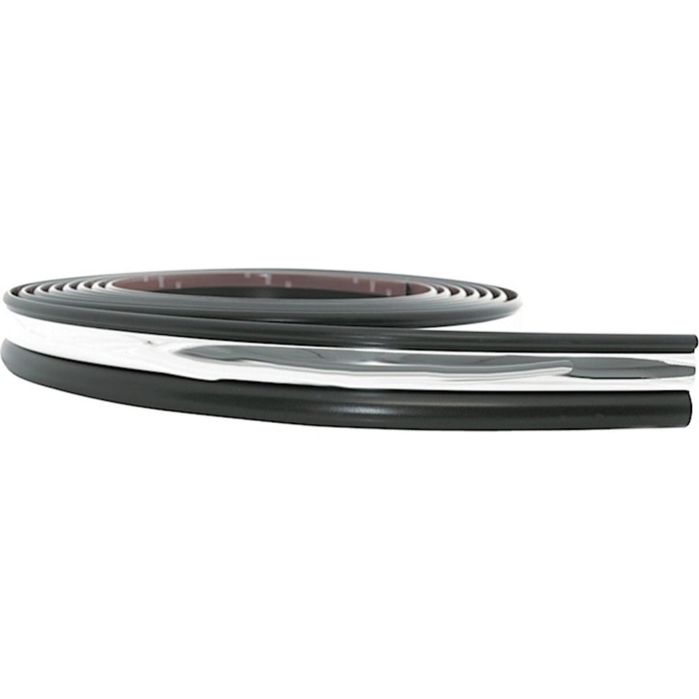 Cowles Protekto Trim - 38-756 - 2in Ford Style 20ft Kit Black/Chrome