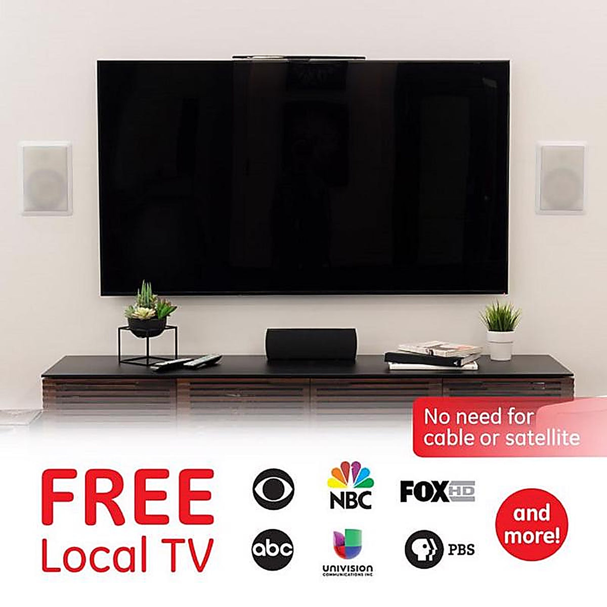 GE - 37075 - Ultapro Indoor HDTV Ultra Thin Amplified Antenna 1 pk