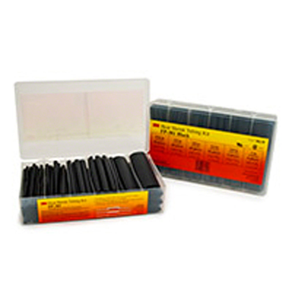 3M|38139|Heat Shrink Tubing Assorted Black Kit FP-301-Black