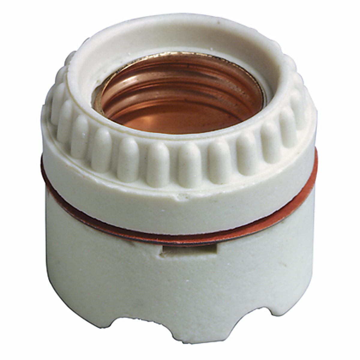 Leviton - C01-09350-000 - Porcelain Incandescent Medium Base Keyless Socket 1 pk