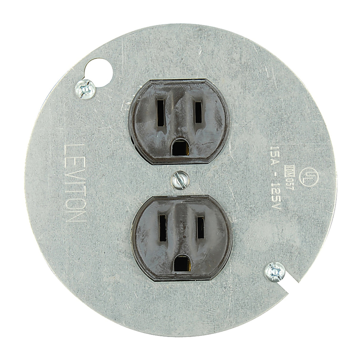 Leviton - 250-01228-000 - 15 amps 125 V Duplex Brown Outlet 5-15R 1 pk