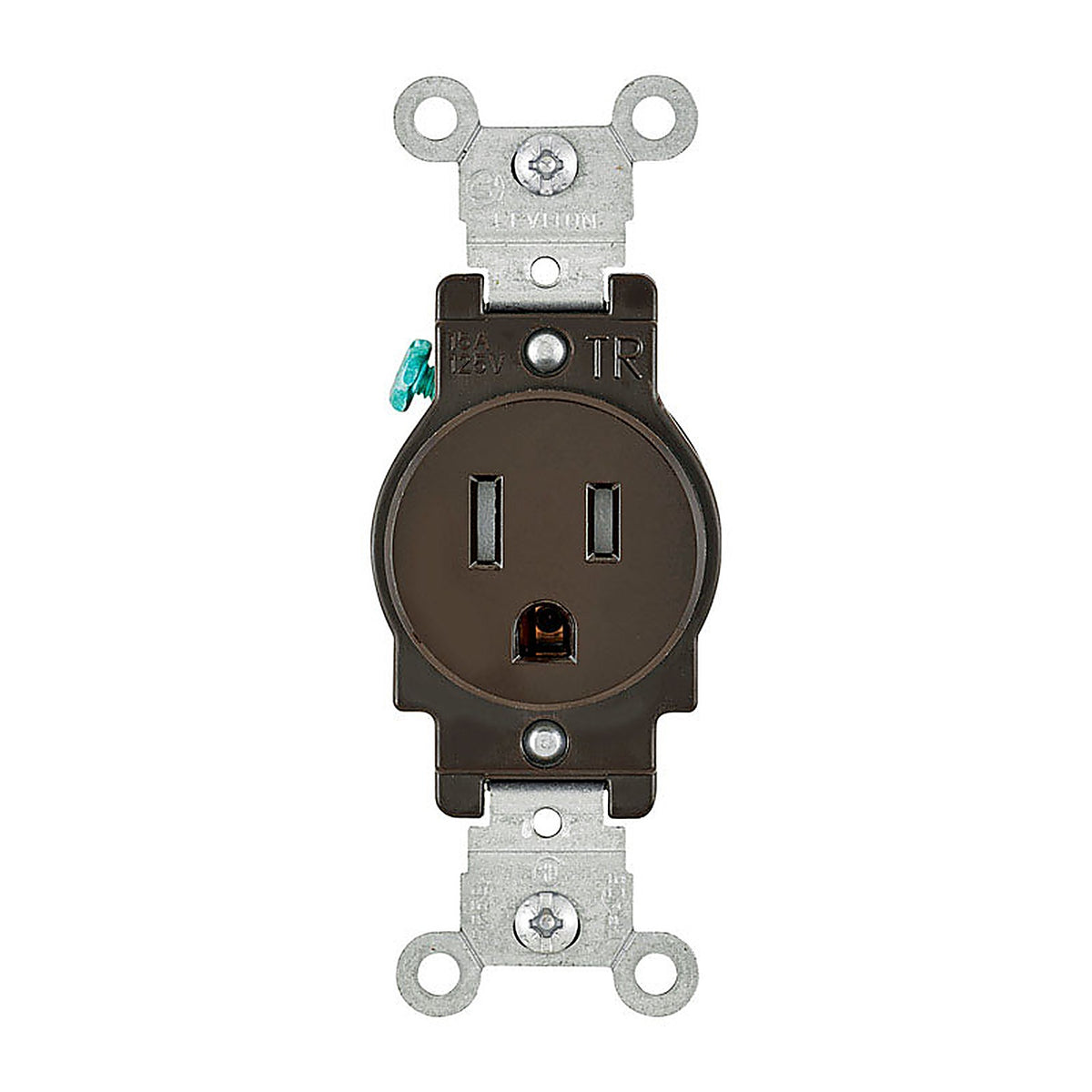Leviton - T5015 - 15 amps 125 volt Brown Outlet 5-15R