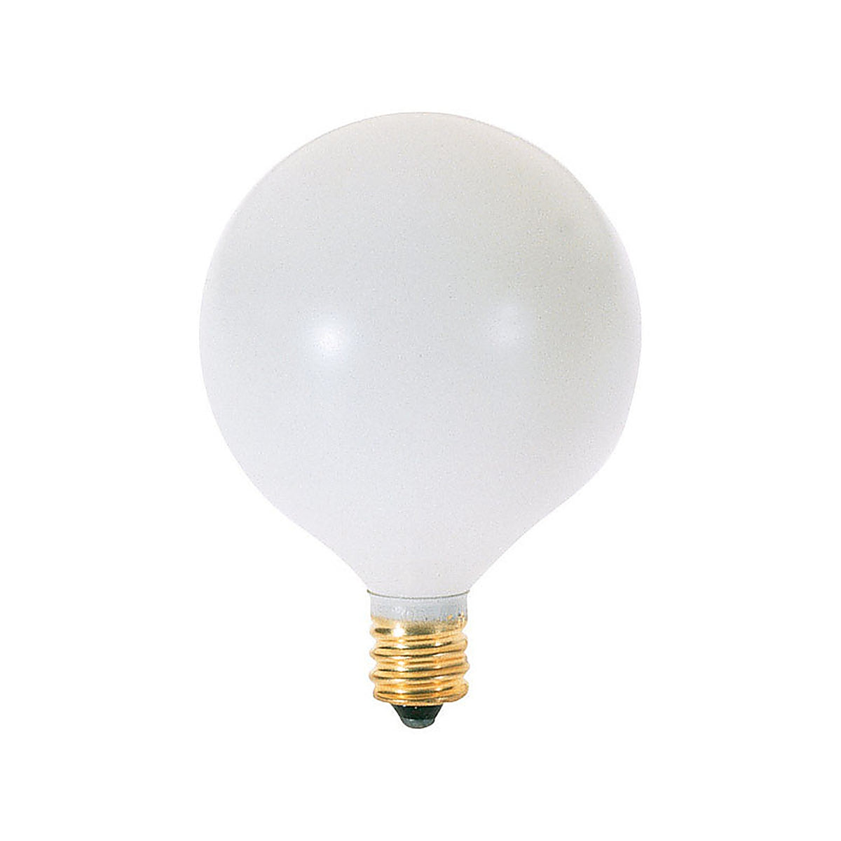 Satco - S3825 - 25 W G16.5 Decorative Incandescent Bulb E12 (Candelabra) Soft White 1 pk