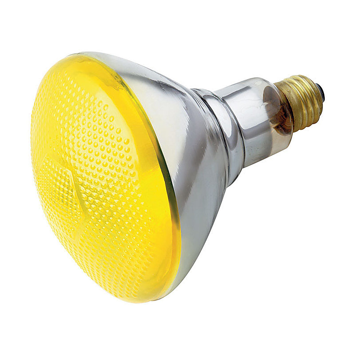 Satco - S4426 - 100 W BR40 Reflector Incandescent Bulb E26 (Medium) Yellow 1 pk