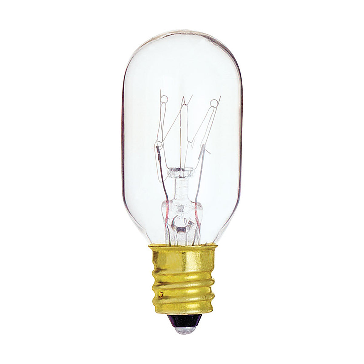 Satco - S4718 - 15 W T7 Specialty Incandescent Bulb E12 (Candelabra) Soft White 1 pk