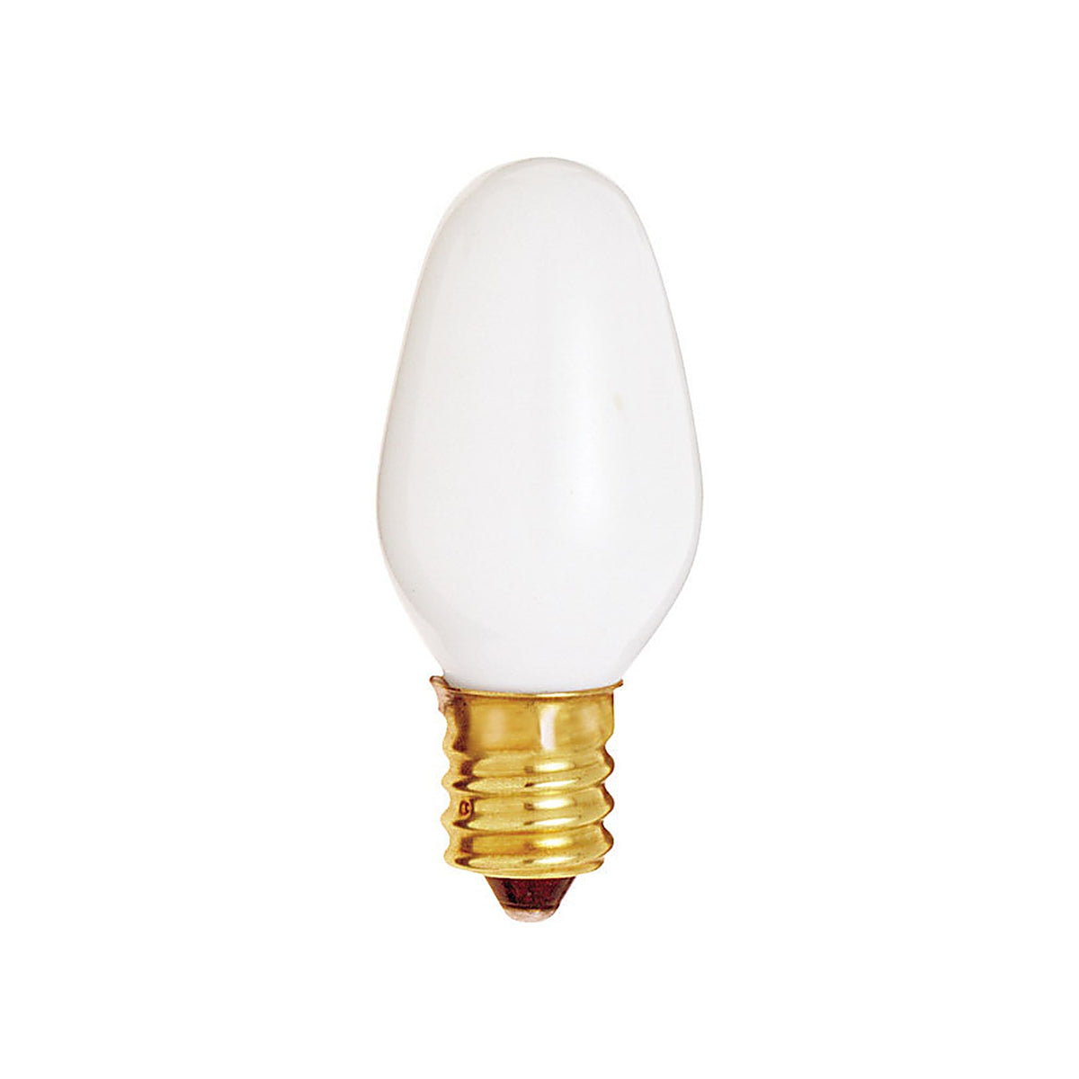 Satco - S3792 - 7 W C7 Nightlight Incandescent Bulb E12 (Candelabra) Soft White 2 pk