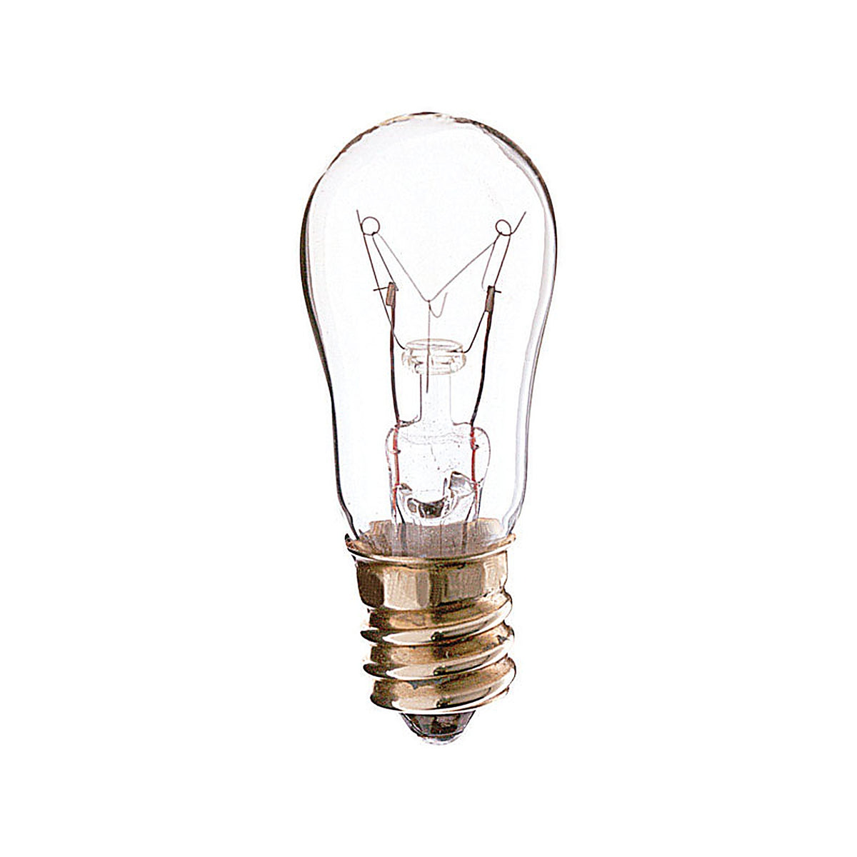 Satco - S4717 - 6 W S6 Specialty Incandescent Bulb E12 (Candelabra) Soft White 2 pk