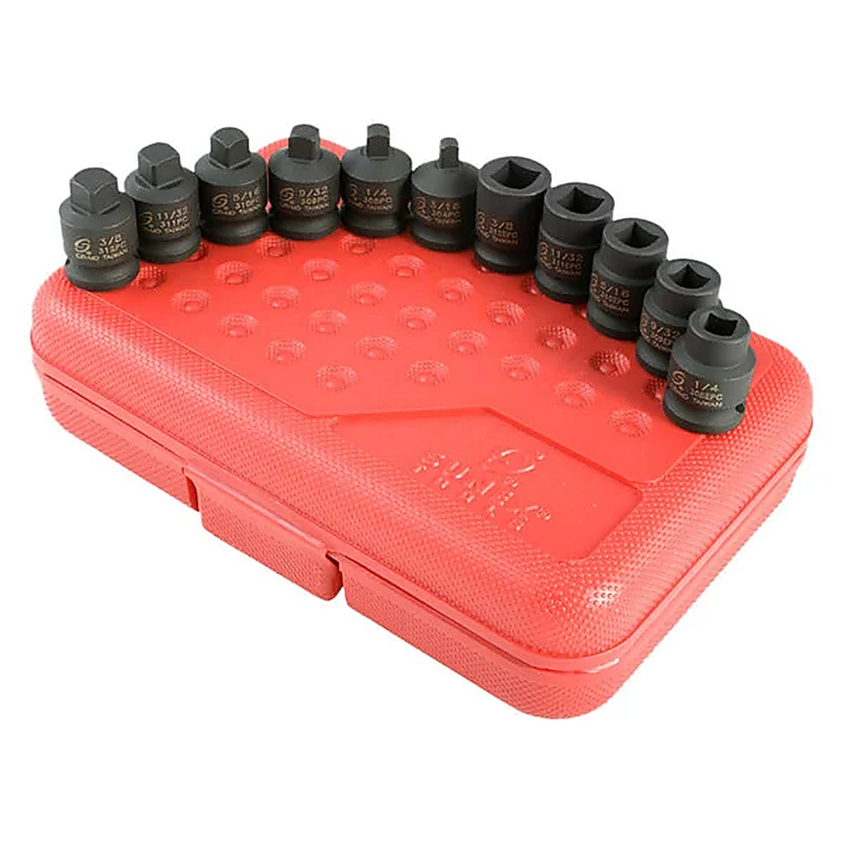Sunex Tools - 3841 - 11 Pc. 3/8 in Drive Drain Plug & Pipe Plug Socket Set