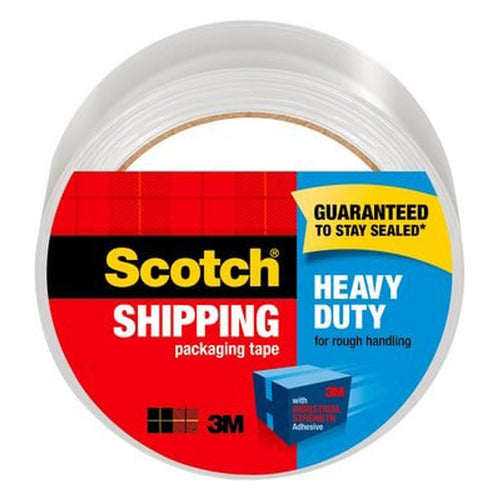 3M - 03850 - Scotch Heavy Duty Shipping Packaging Tape, 3850-SR, 1.88 in x 54.6 yd (48 mm x 50 m) - 12/Pack - 70007011110
