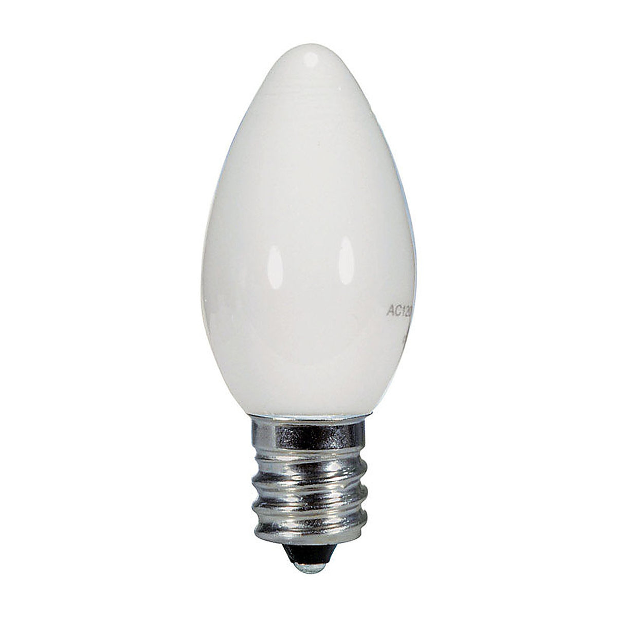 Satco - S9157 - C7 E12 (Candelabra) LED Bulb Warm White 5 Watt Equivalence 1 pk
