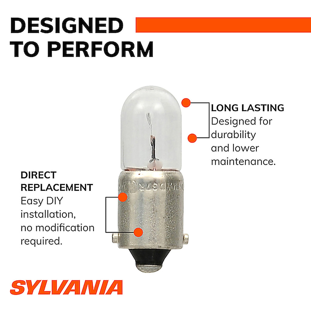 Sylvania - 3893LLBP2 - 3893 Long Life Mini Bulb, 2 Pack