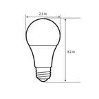 Feit Electric - OM60930CA10KGAR - A19 E26 (Medium) LED Bulb Bright White 60 W 1 pk