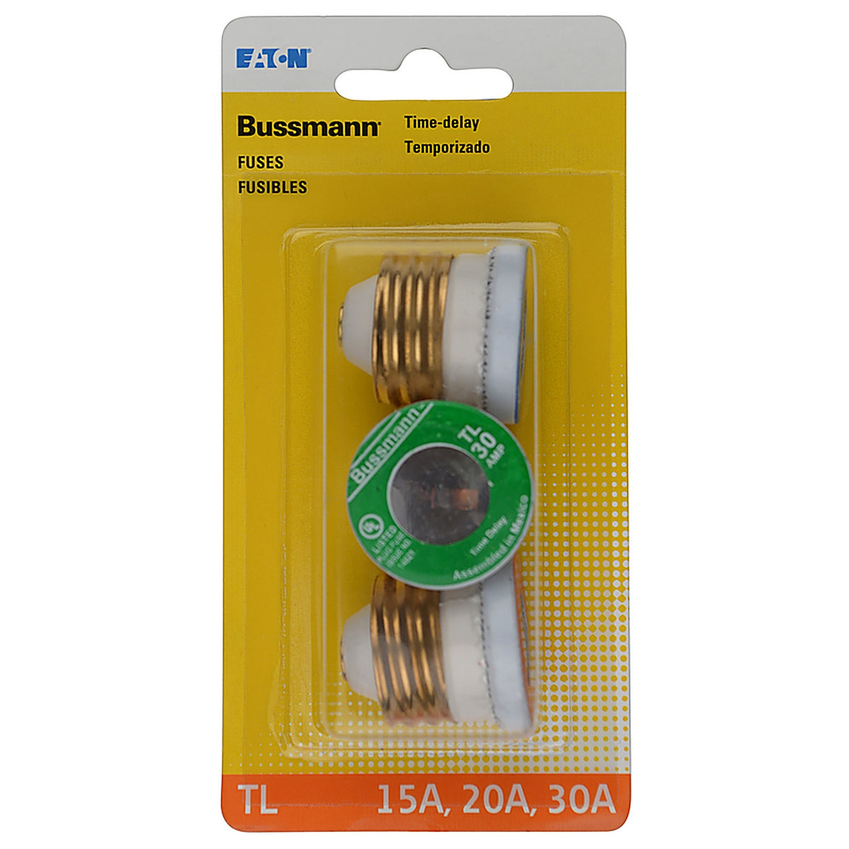 Bussmann - BPTLA - Time Delay Plug Fuse - 3/Pack