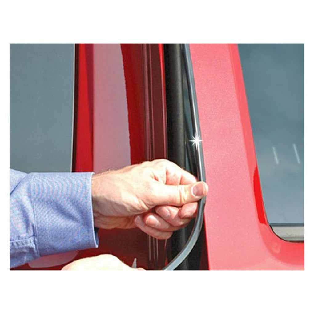 Cowles Protekto Trim - 39-241 - Full Size - 400ft Reel - Black Door Edge Guard