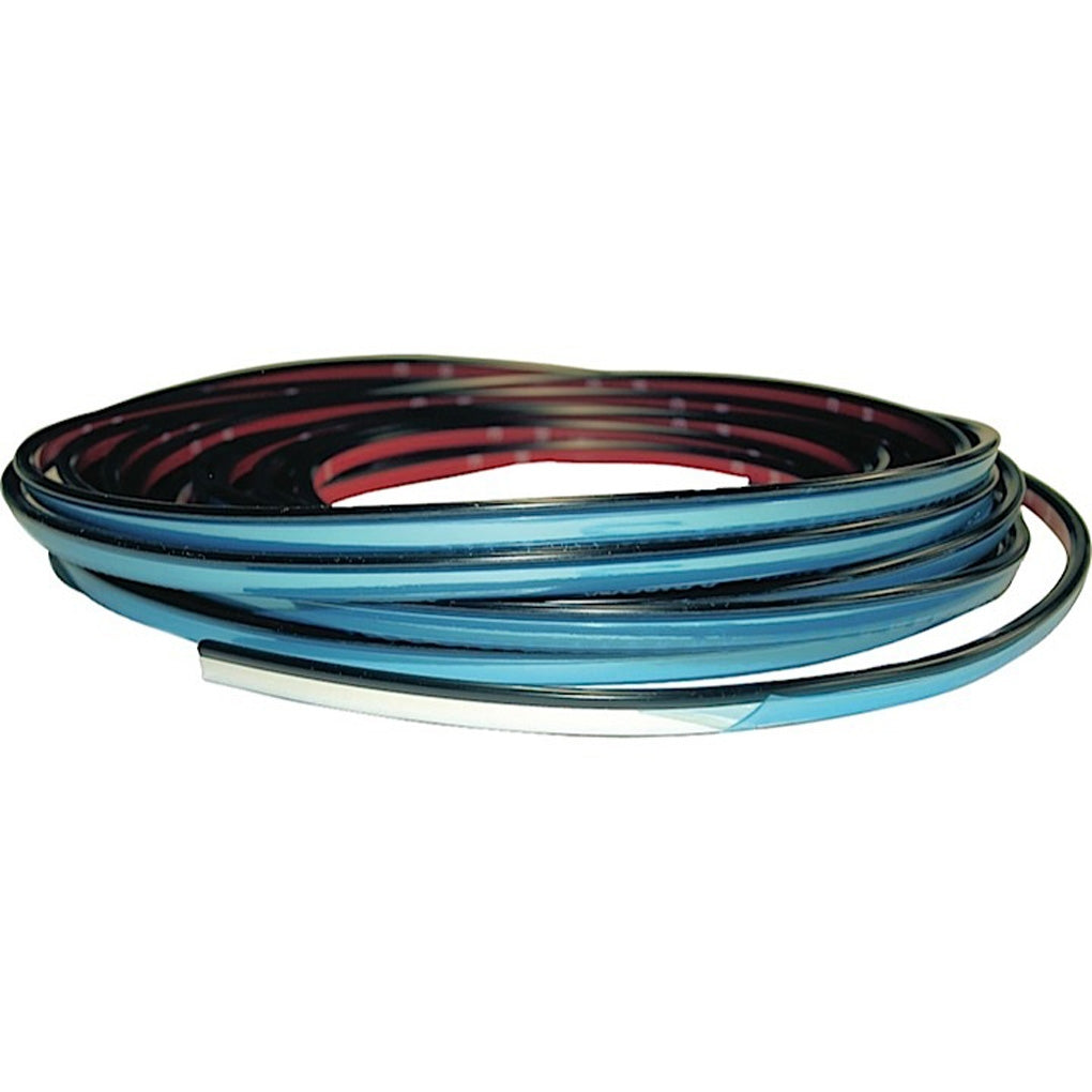 Cowles Protekto Trim - 39-650 - Door Edge Guard 3/8in Tape-on With Bead 50ft Kit Chrome