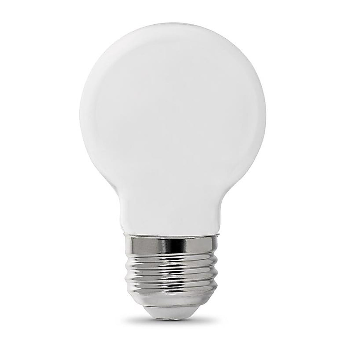 Feit Electric - BPGM60950CAFL2R - Enhance G16.5 E26 (Medium) Filament LED Bulb Daylight 60 W 2 pk