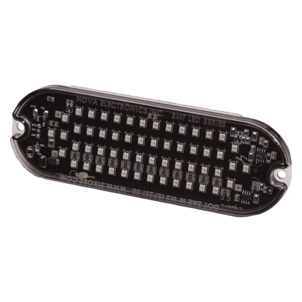 ECCO - 3920A - Directional LED - Oval Grommet Mount, 12VDC, 15 Flash Patterns, Amber