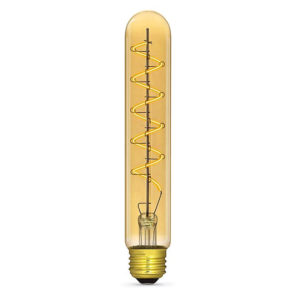 Feit Electric - T10L/S/820/LED - T10 E26 (Medium) LED Bulb Amber 40 W 1 pk