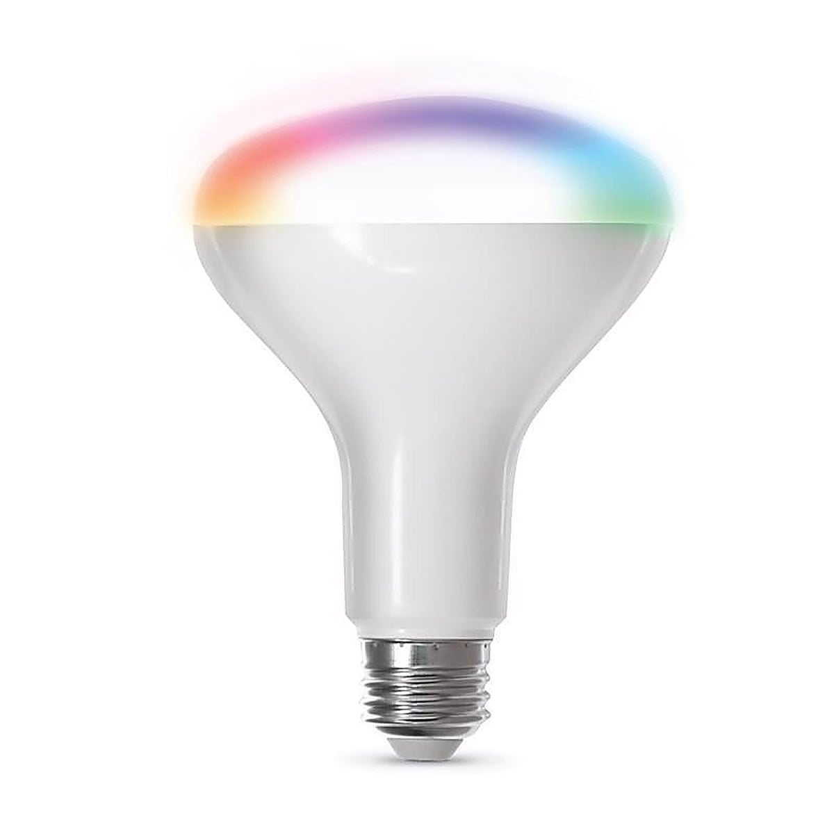 Feit Electric - BR30/RGBW/CA/AG - BR30 E26 (Medium) Smart WiFi LED Bulb Color Changing 65 W 1 pk