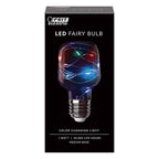 Feit Electric - FY/NP/RGB/LED - Fairy Cylinder E26 (Medium) LED Bulb Multi-Colored 1 pk