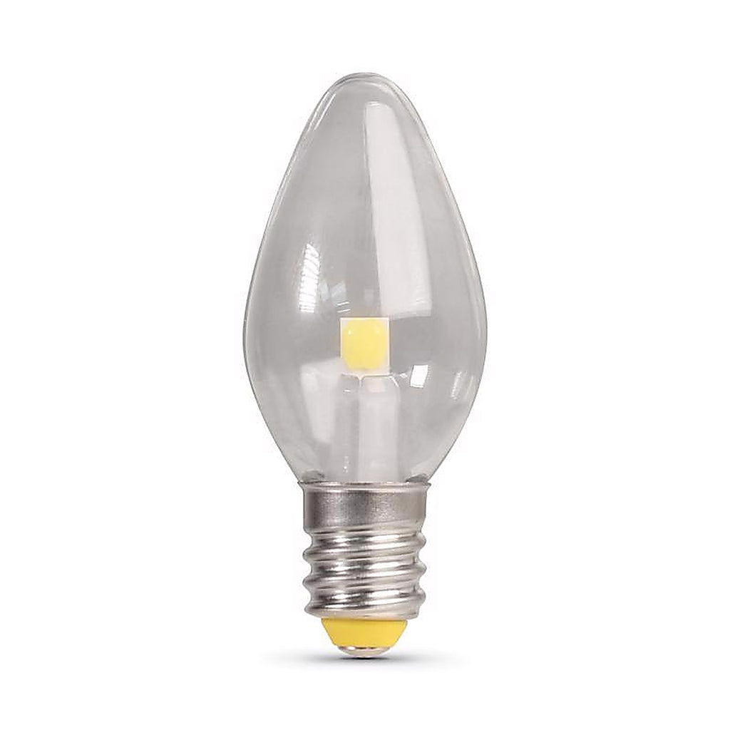 Feit Electric - BP4C7/827/LED/4 - C7 E12 (Candelabra) LED Bulb Soft White 4 W 4 pk