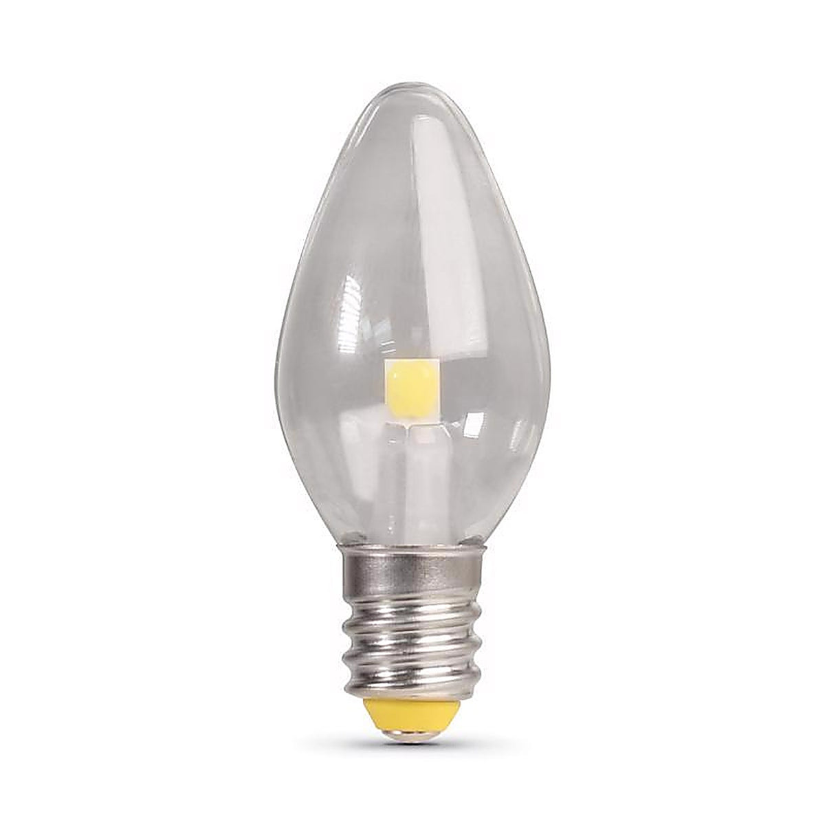 Feit Electric - BP4C7/827/LED/4 - C7 E12 (Candelabra) LED Bulb Soft White 4 W 4 pk