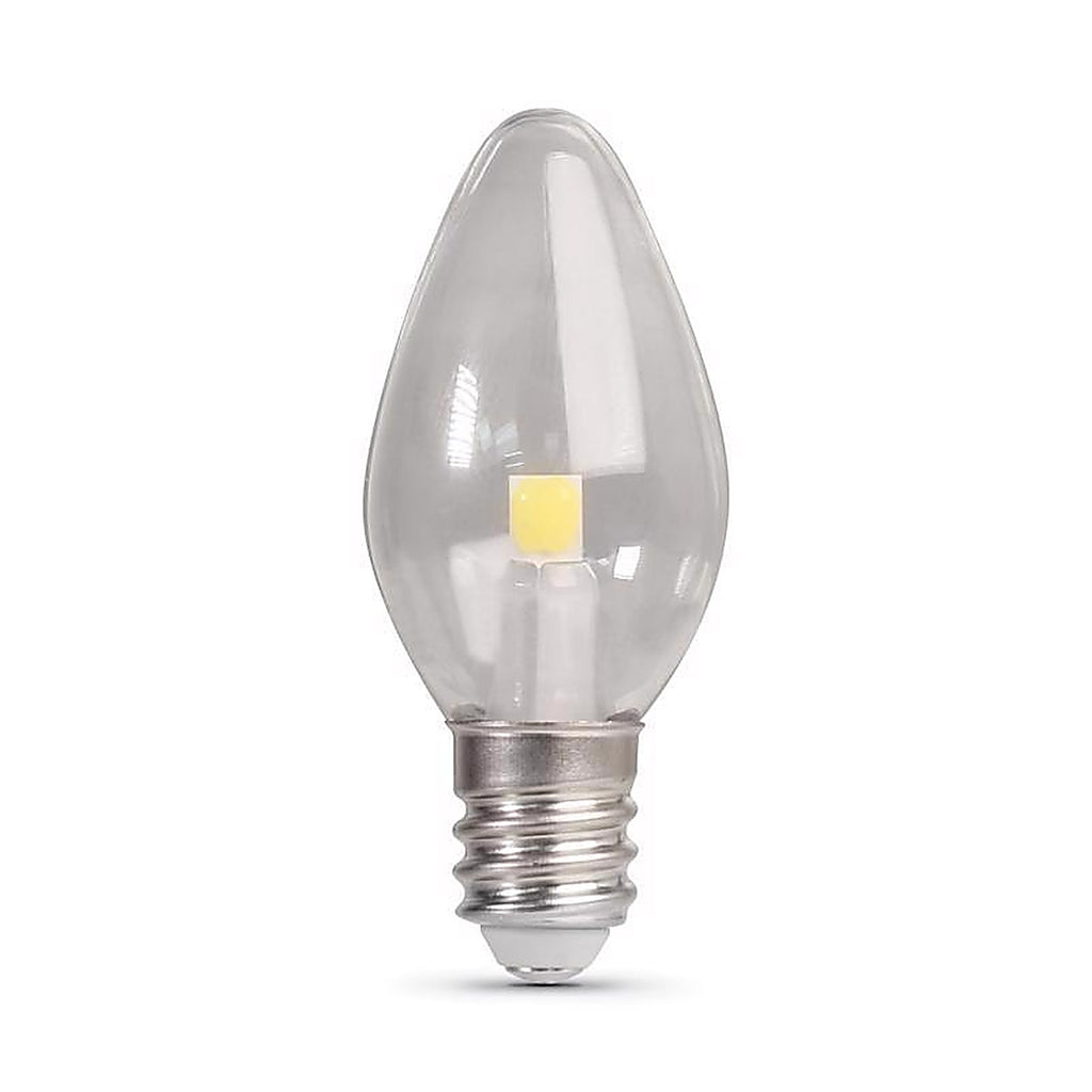 Feit Electric - BP4C7/850/LED/4 - C7 E12 (Candelabra) LED Bulb Daylight 4 W 4 pk