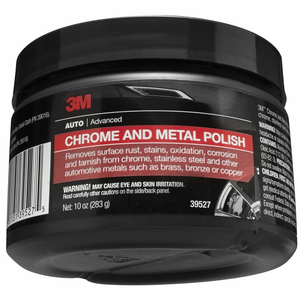 3M - 39527 - Chrome and Metal Polish, 10 oz