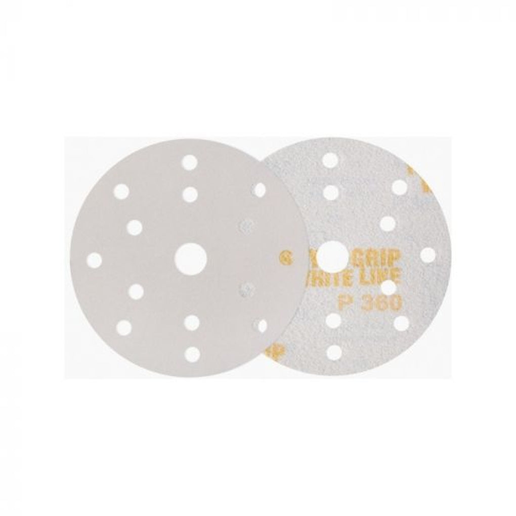 INDASA|395431|32 Rhynogrip White Line Abrasive Solid Disc, 3 in Dia, 80 Grit, 50/Pack