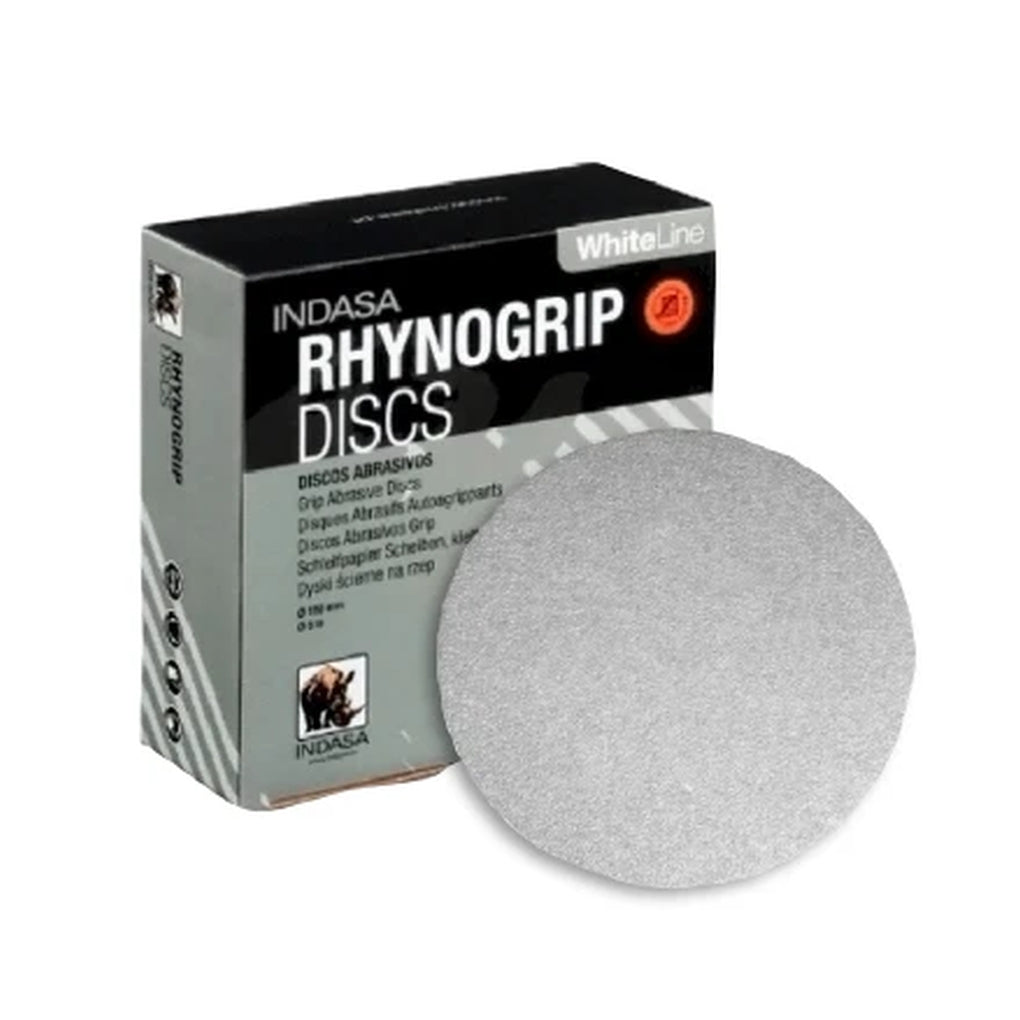 INDASA|395516|32 Rhynogrip White Line Abrasive Solid Disc, 3 in Dia, 320 Grit, 50/Pack